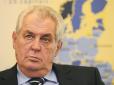Політичне і військове самогуство: Земан несподівано висловився про Путіна